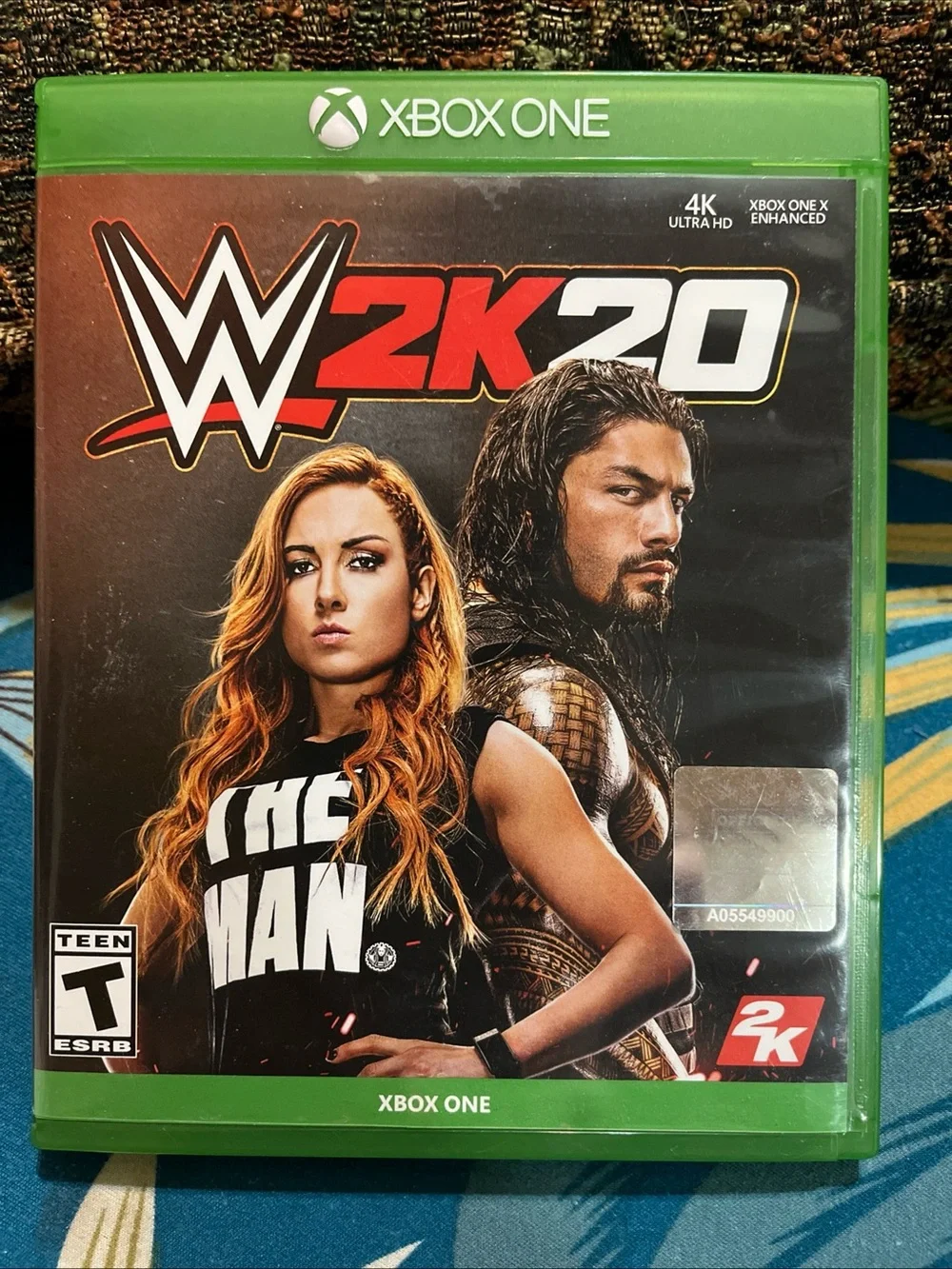 Xbox One WWE 2K20 Video Game - Green Case